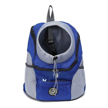 Comfortable and Safe Dog Backpack - BuddyPack-Blue-0 - 11.02 lbs (11.81 x 13.39 x 6.3 inches)-Nora Luxe