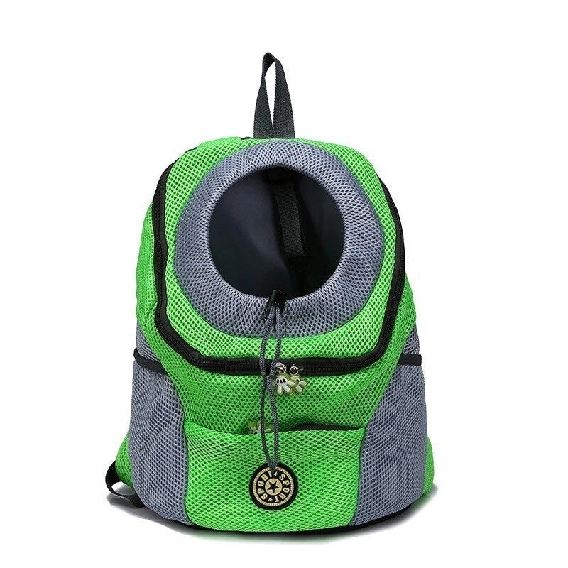 Comfortable and Safe Dog Backpack - BuddyPack-Green-0 - 11.02 lbs (11.81 x 13.39 x 6.3 inches)-Nora Luxe