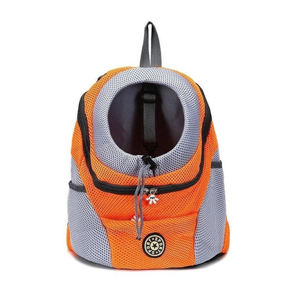 Comfortable and Safe Dog Backpack - BuddyPack-Orange-0 - 11.02 lbs (11.81 x 13.39 x 6.3 inches)-Nora Luxe