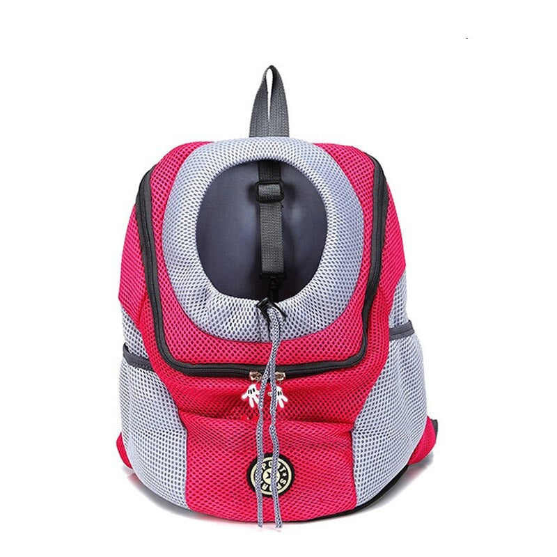 Comfortable and Safe Dog Backpack - BuddyPack-Red-0 - 11.02 lbs (11.81 x 13.39 x 6.3 inches)-Nora Luxe