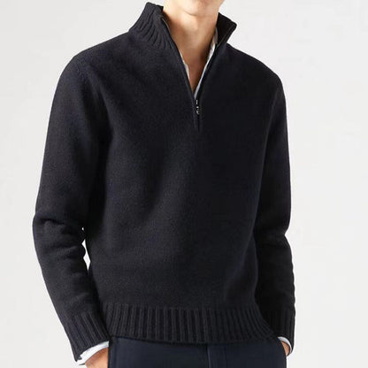 Comfortable and Stylish Men's Sweater - Mason-Black-M-Nora Luxe