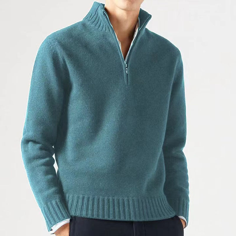 Classic Fit Mens Crew Neck Sweater - Pexav