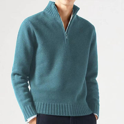 Classic Fit Mens Crew Neck Sweater - Pexav