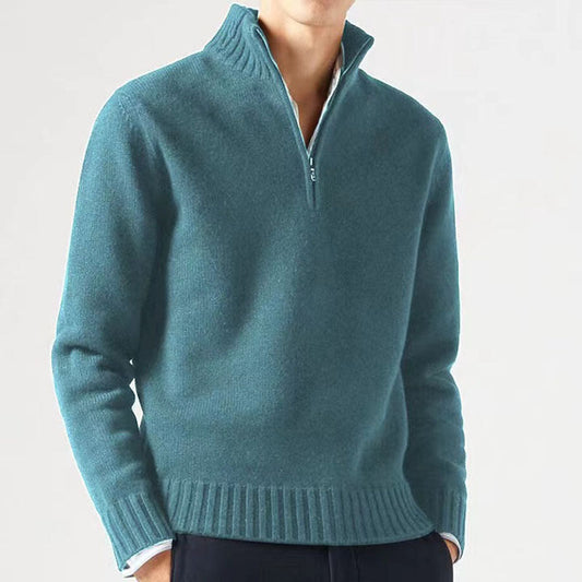 Classic Fit Mens Crew Neck Sweater - Pexav