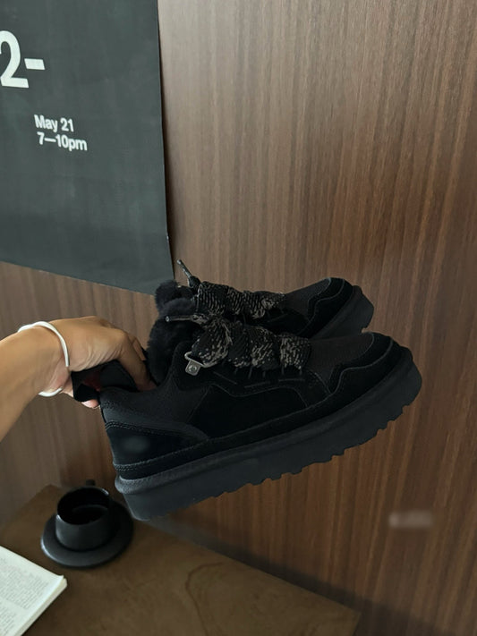 Soft Fuzzy Insulated Snow Boots - Pexav