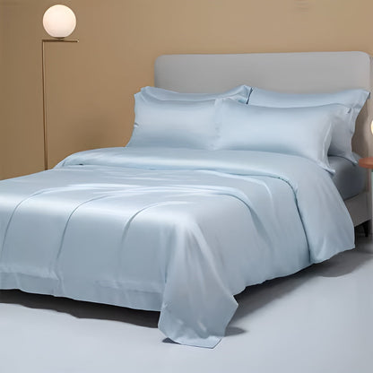 Comfortable Bamboo Duvet Cover - BambooDreams-Light blue-59.06″ × 78.74″-Nora Luxe