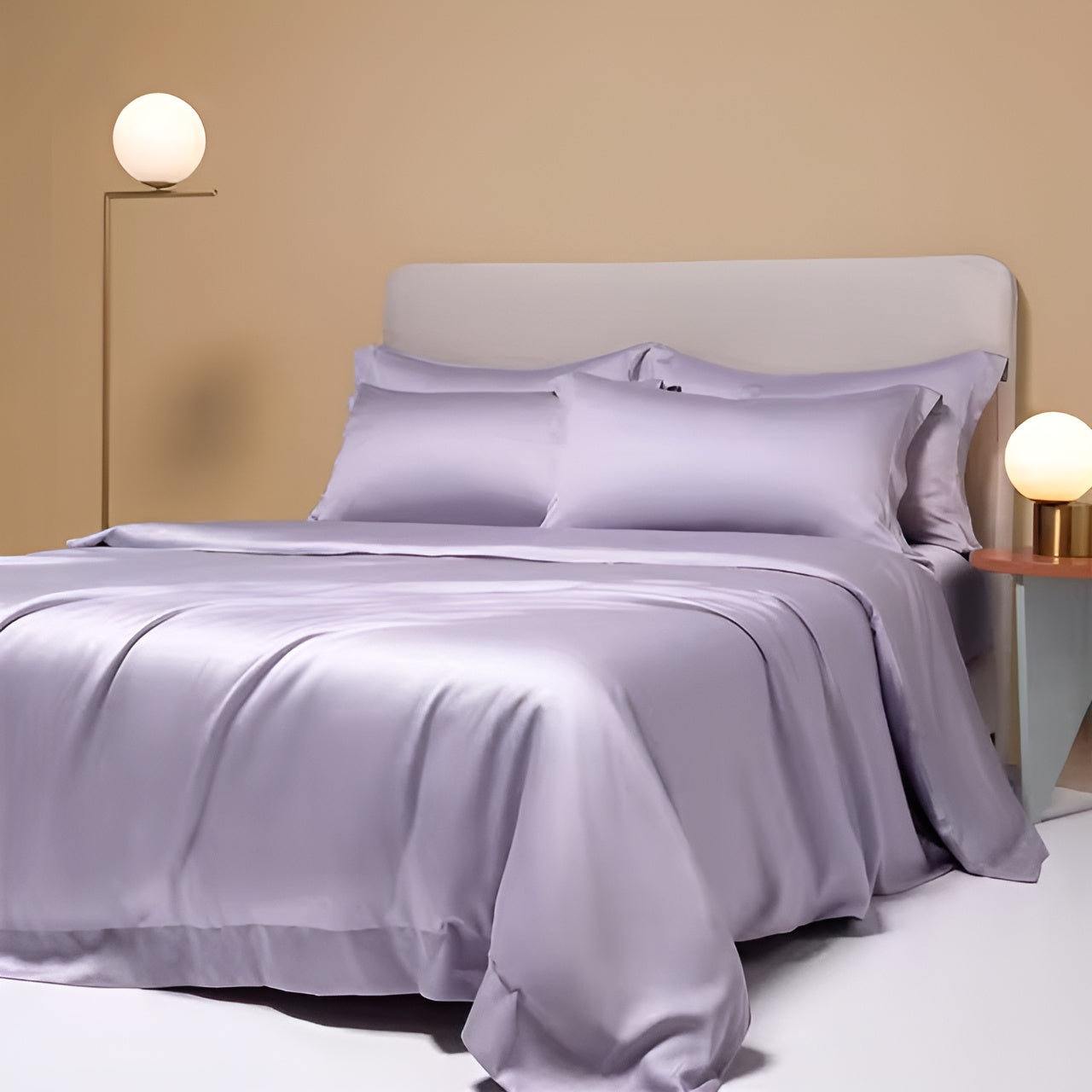 Comfortable Bamboo Duvet Cover - BambooDreams-Purple-59.06″ × 78.74″-Nora Luxe
