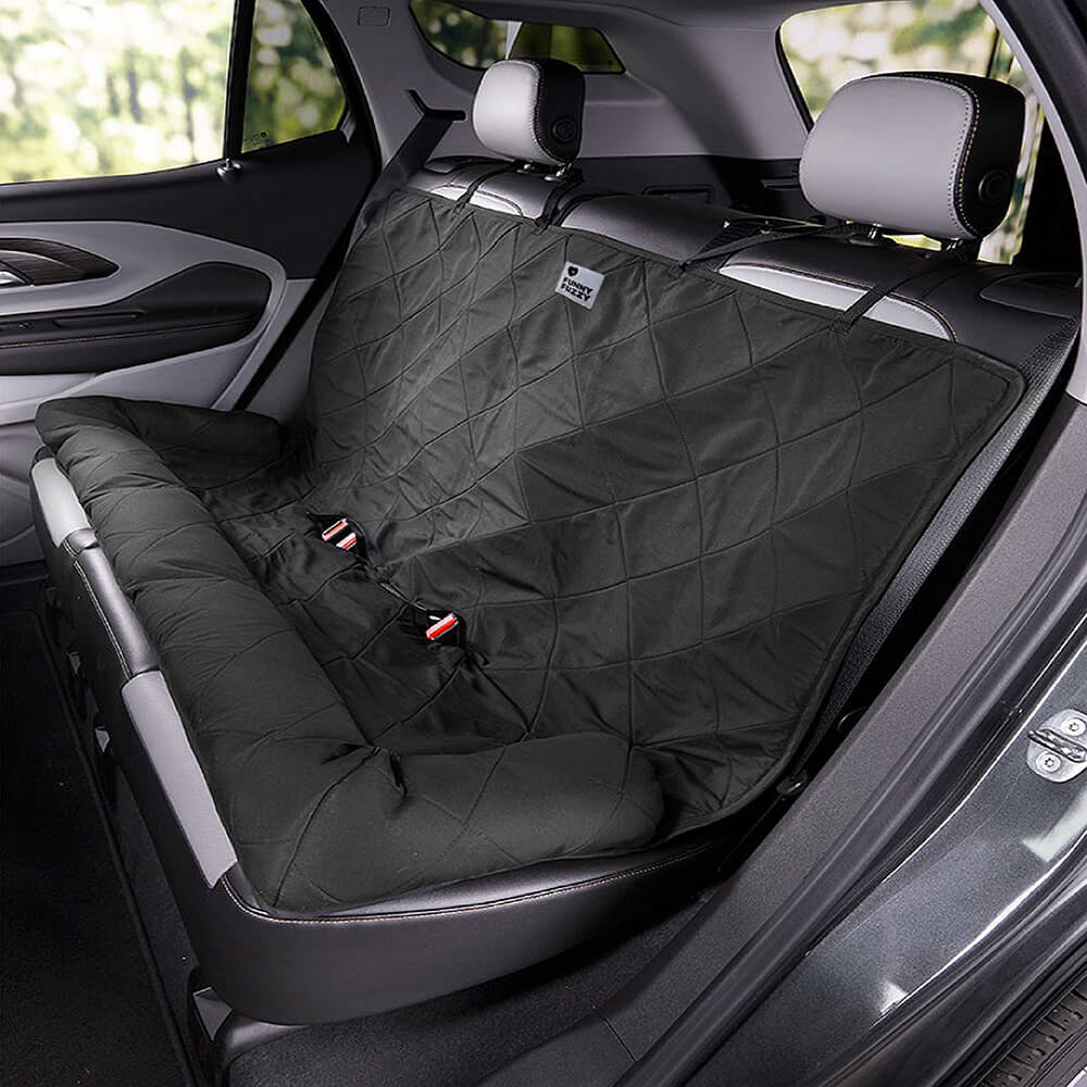 Comfortable Dog Car Bed - RoadPaw-Black-Nora Luxe
