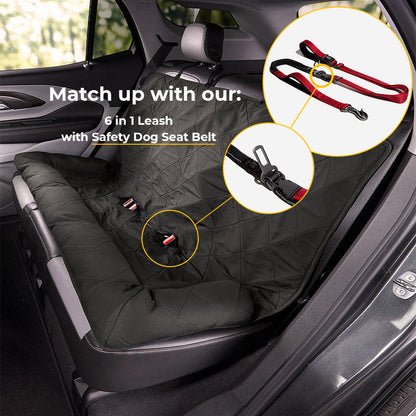 Comfortable Dog Car Bed - RoadPaw-Khaki Cream-Nora Luxe
