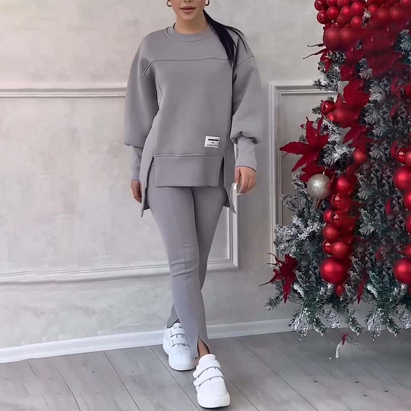 Comfortable Ladies Clothing Set - Elin-Black-S-Nora Luxe