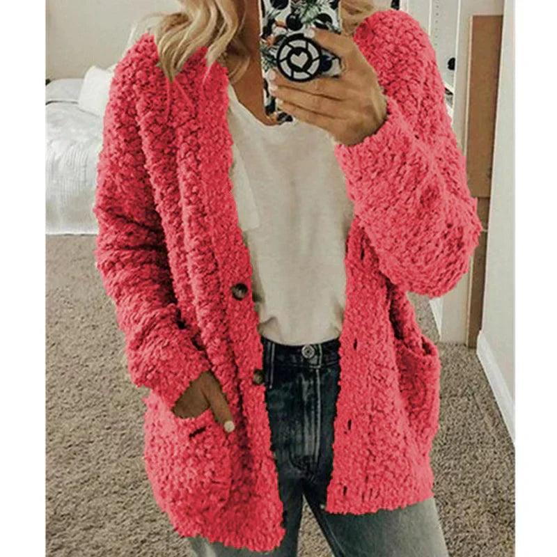 Comfortable Ladies Jacket - Lisa-Pink-S-Nora Luxe