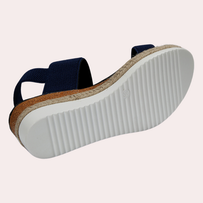 Comfortable Ladies Sandals for Every Day - Noa-Blue-3-Nora Luxe