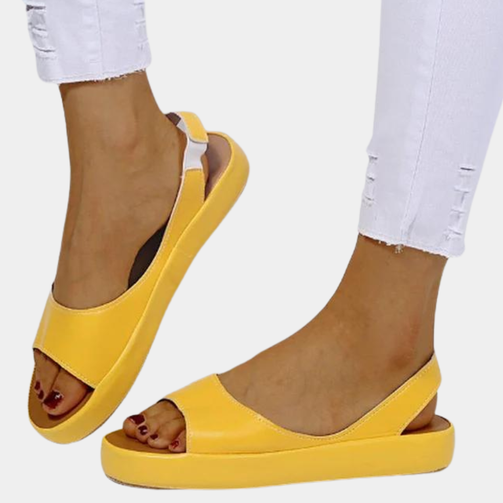 Comfy Women's Summer Sandals with Thick Soles - Pexav