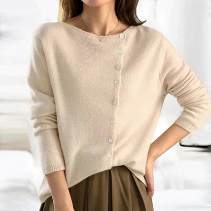 Comfortable Ladies Sweater - Ivy-Beige-S-Nora Luxe
