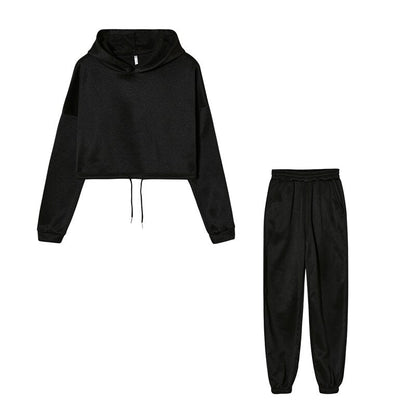 Comfortable Ladies Training Suit - Serena-Black-S-Nora Luxe