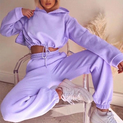 Comfortable Ladies Training Suit - Serena-Lavender-S-Nora Luxe