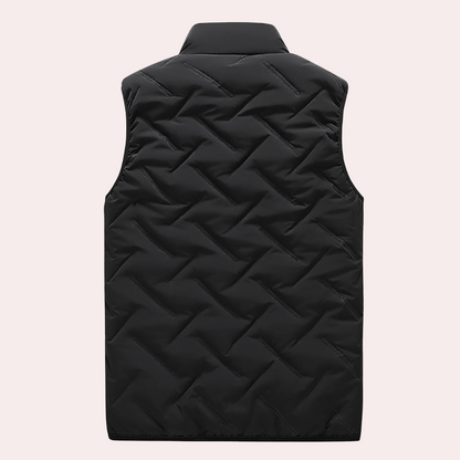 Comfortable Men's Bodywarmer - Daan-Black-S-Nora Luxe