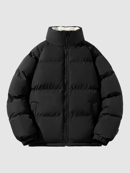 Comfortable Men's Puffer Jacket - Arlo-Brown-S-Nora Luxe