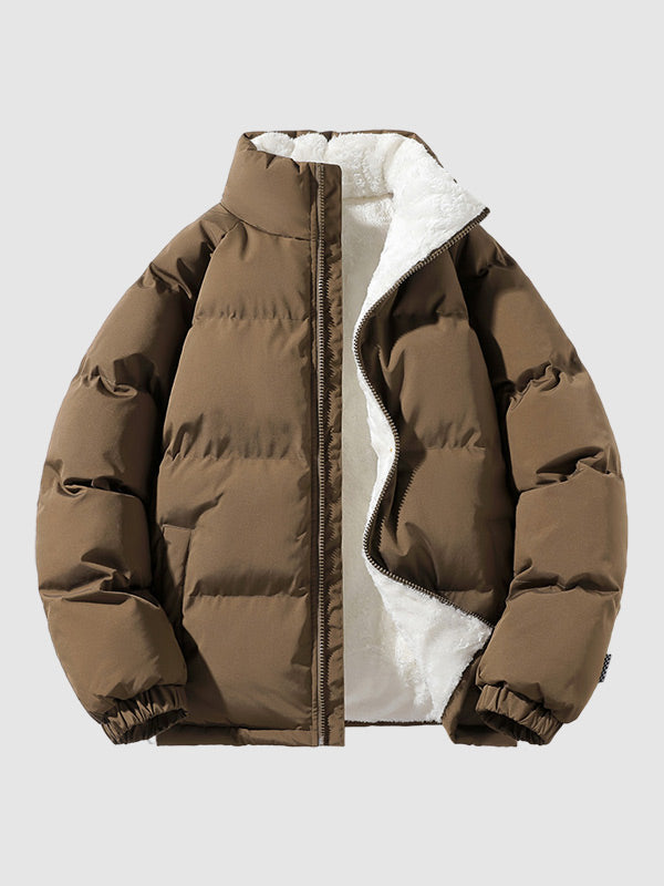 Warm Waterproof Mens Puffer Coat - Pexav