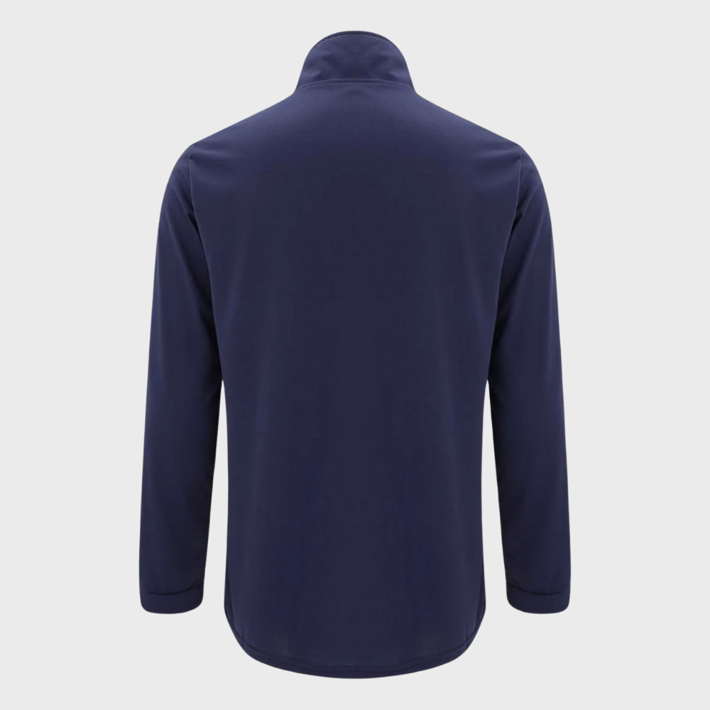 Comfortable Men's Sweater with Zip and Low Collar - Sven-Black-S-Nora Luxe