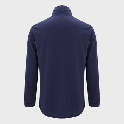 Comfortable Men's Sweater with Zip and Low Collar - Sven-Black-S-Nora Luxe