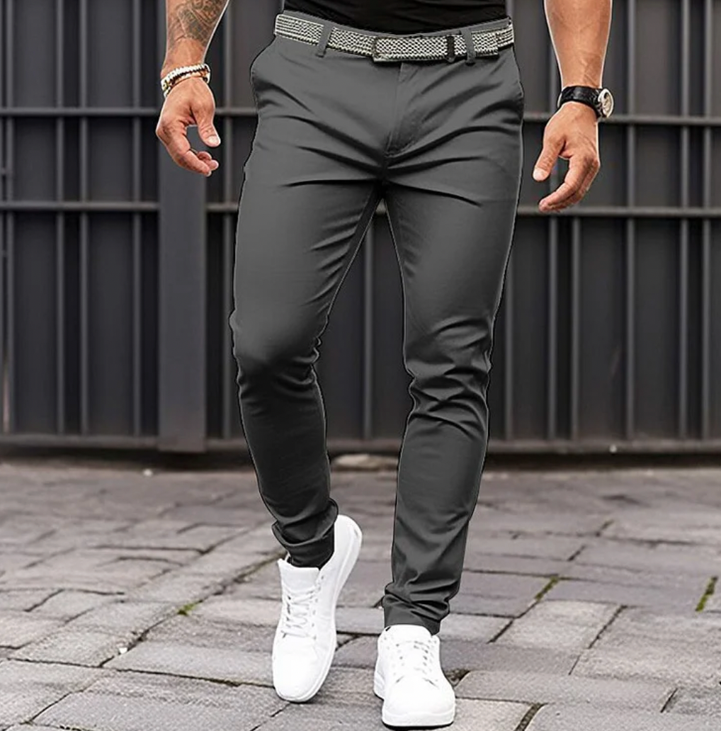 Relaxed Fit Mens Casual Pants - Pexav