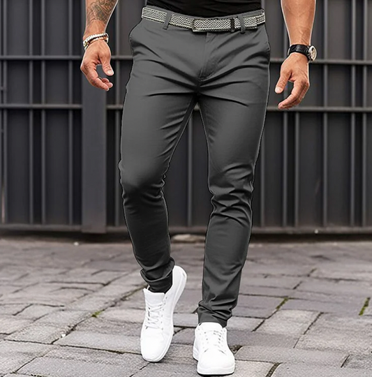 Relaxed Fit Mens Casual Pants - Pexav