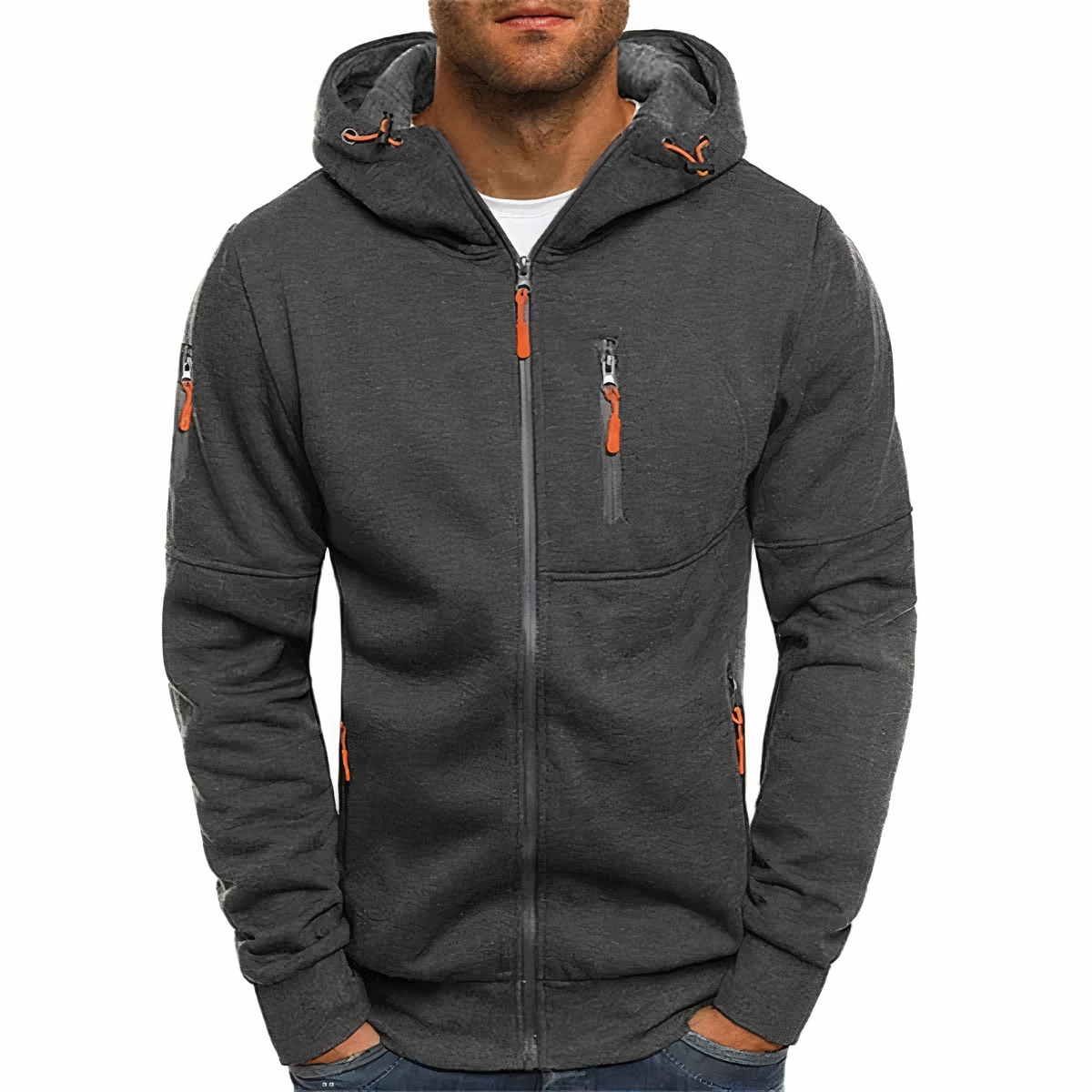 Comfortable Men's Vest - Finn-Dark Gray-XS-Nora Luxe