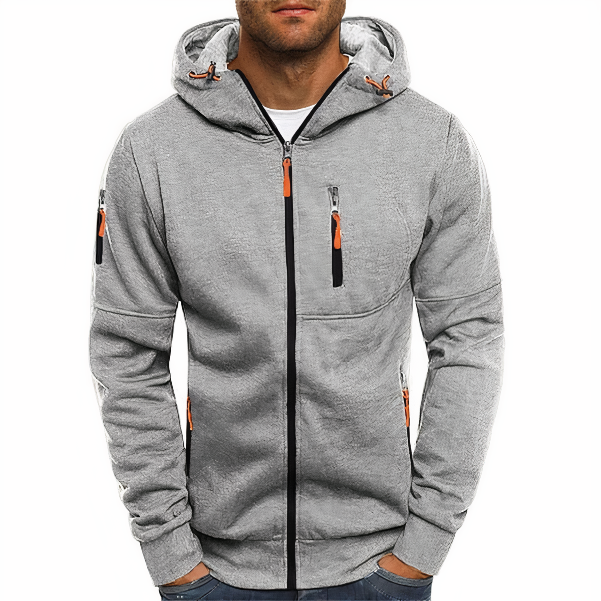 Comfortable Men's Vest - Finn-Light Gray-XS-Nora Luxe