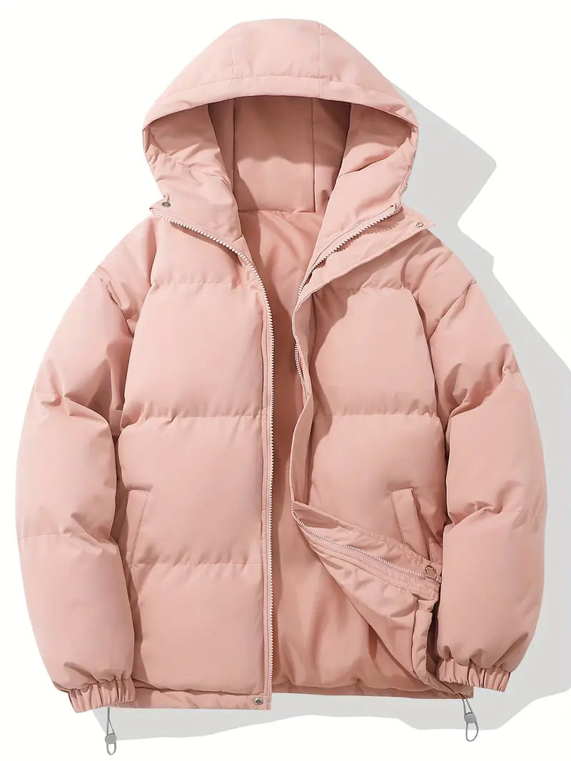 Comfortable Men's Winter Jacket - Ruben-Pink-M-Nora Luxe