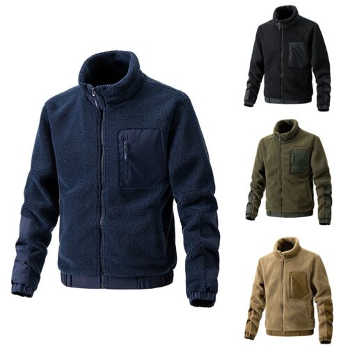 Comfortable Men's Wool Coat - Thomas-Khaki-M-Nora Luxe