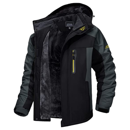 Comfortable Outdoor Jacket - Atlas-Black-M-Nora Luxe
