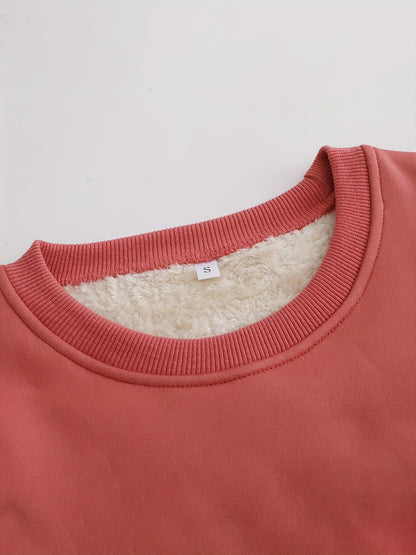 Comfortable Oversized Women's Sweatshirt - Elina-Brown-S-Nora Luxe
