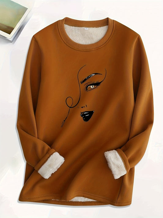 Relaxed Fit Women's Cozy Sweatshirt - Pexav