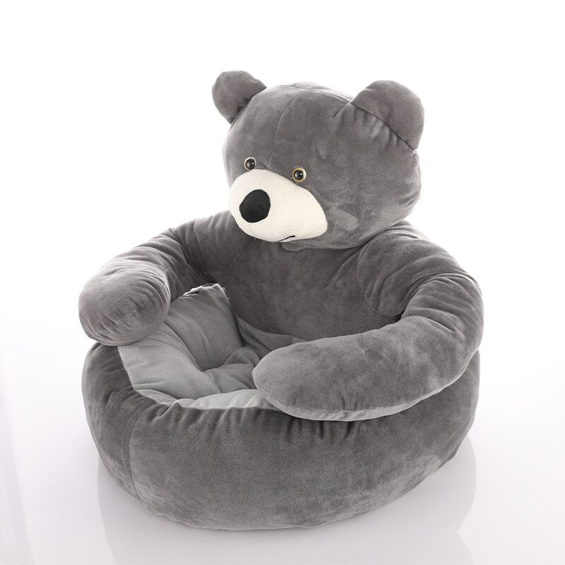 Comfortable Pet Bed - CozyBear-Gray-Small (suitable for 2.2 – 13.2 lbs)-Nora Luxe