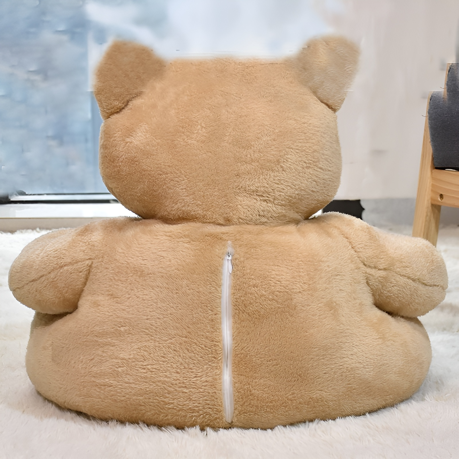 Comfortable Pet Bed - CozyBear-Khaki-Small (suitable for 2.2 – 13.2 lbs)-Nora Luxe