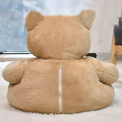 Comfortable Pet Bed - CozyBear-Khaki-Small (suitable for 2.2 – 13.2 lbs)-Nora Luxe