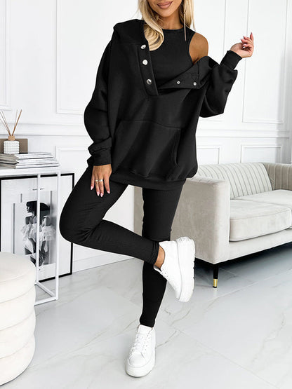 Comfortable Set for Women - Elodie-Black-S-Nora Luxe