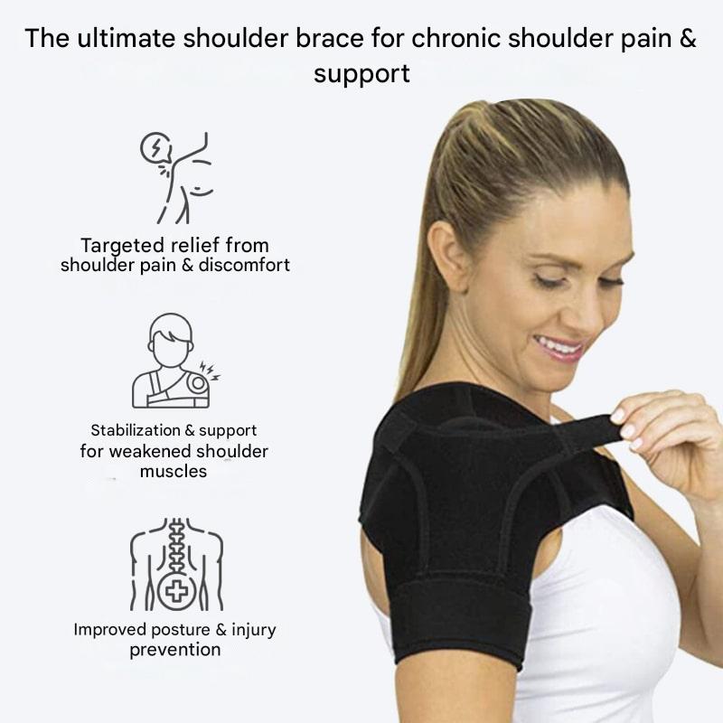 Comfortable Shoulder Brace - FlexiShoulder-1 x FlexiShoulder-Links-Nora Luxe