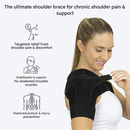 Comfortable Shoulder Brace - FlexiShoulder-1 x FlexiShoulder-Links-Nora Luxe