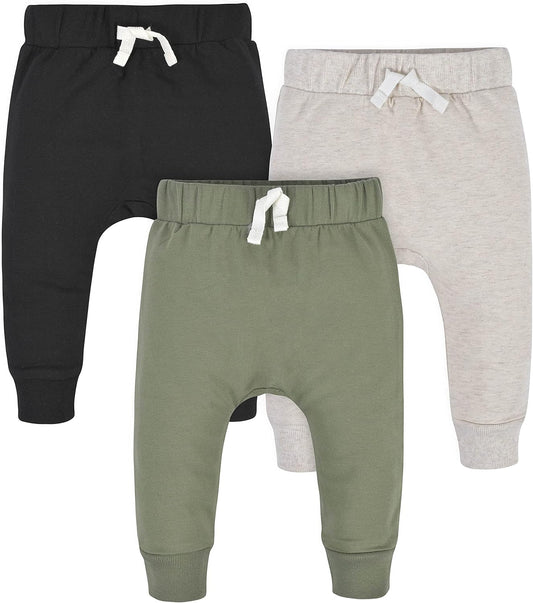 Soft Kids Active Pants 3-Pack Set - Pexav