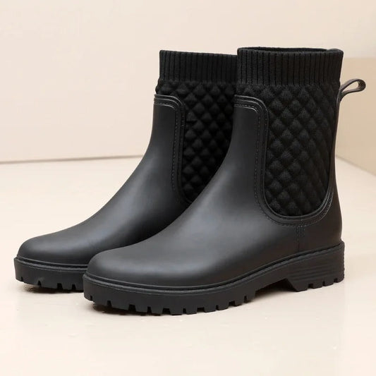 Waterproof Insulated Women's Rain Boots - Pexav