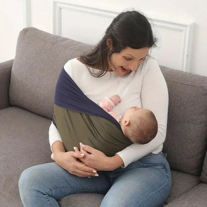 Comfortable Wrap Carrier - KleintjeKnuffel-Gray-Nora Luxe