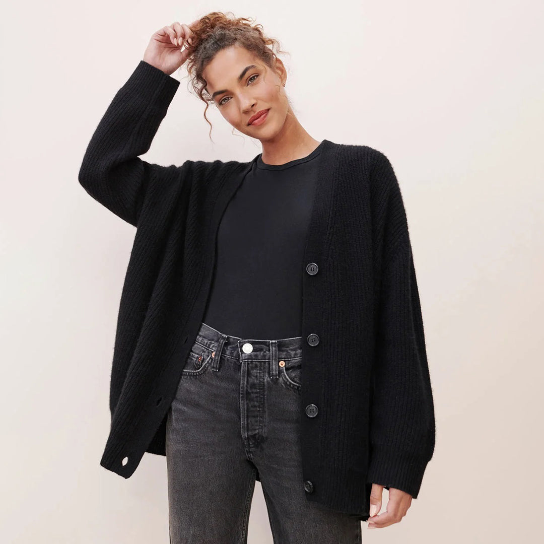 Comfy Ladies' Jacket - Emery-Black-XS-Nora Luxe