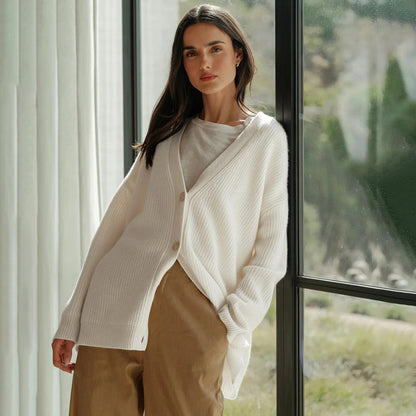 Comfy Ladies' Jacket - Emery-Ivory-XS-Nora Luxe