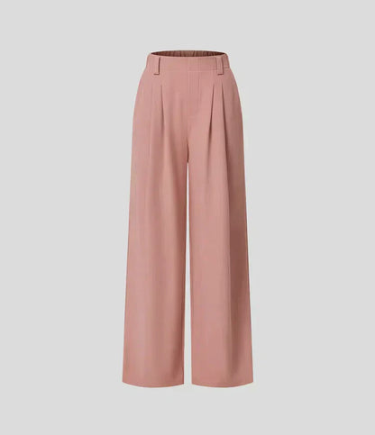 Comfy Ladies Trousers with Wide Legs - Amara-Classic Black-XS-Nora Luxe