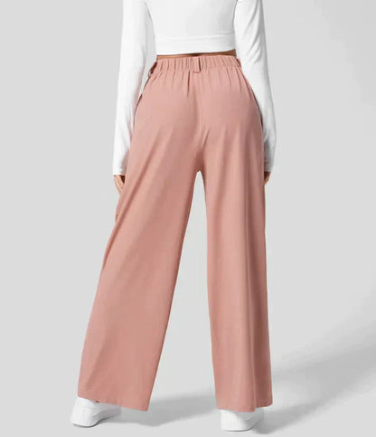 Comfy Ladies Trousers with Wide Legs - Amara-Classic Black-XS-Nora Luxe