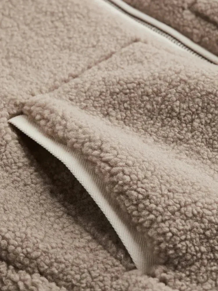 Comfy Teddy Coat - Mila-Light Brown-S-Nora Luxe