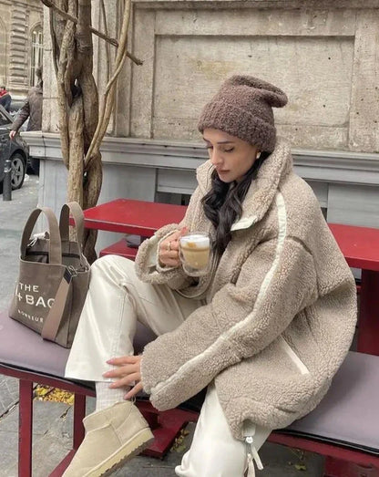 Soft Teddy Parka Coat - Pexav
