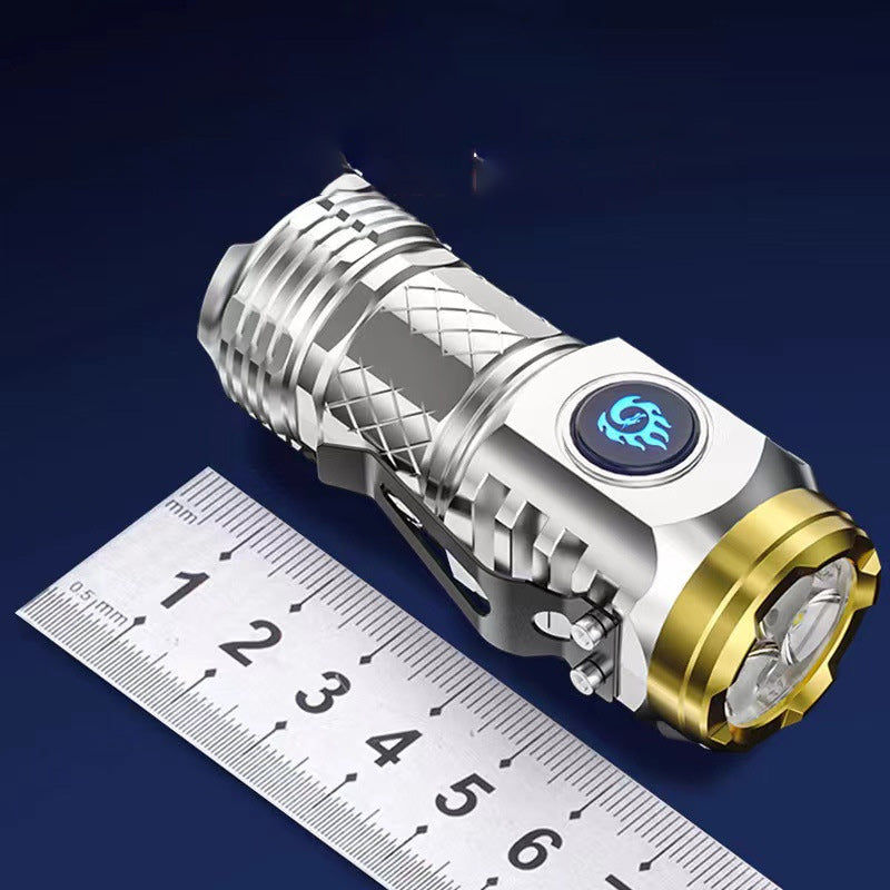 Compact LED Torch - LumenTorch-Black-Nora Luxe